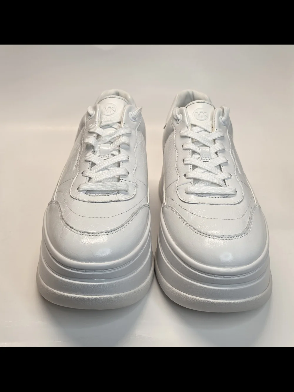 New Michael Kors Platform Sneakers Shoes  Hayes Lace Up  Women's Size 10